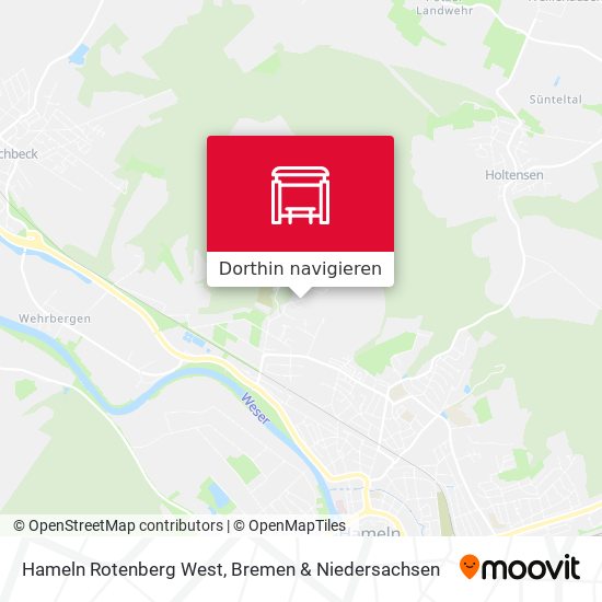 Hameln Rotenberg West Karte