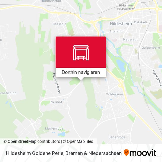 Hildesheim Goldene Perle Karte