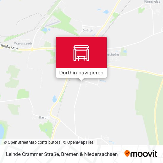 Leinde Crammer Straße Karte