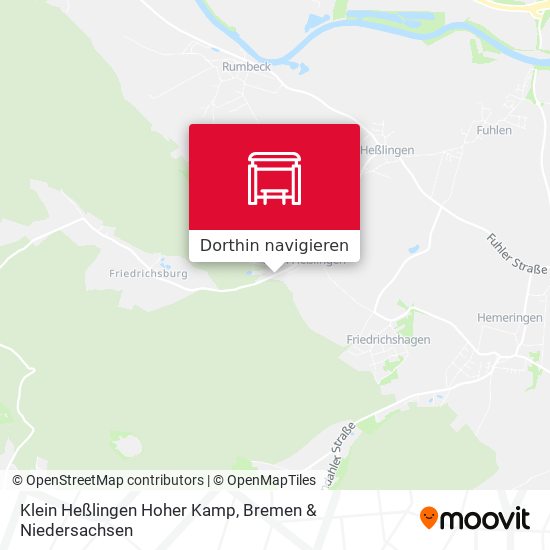 Klein Heßlingen Hoher Kamp Karte