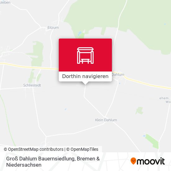 Groß Dahlum Bauernsiedlung Karte