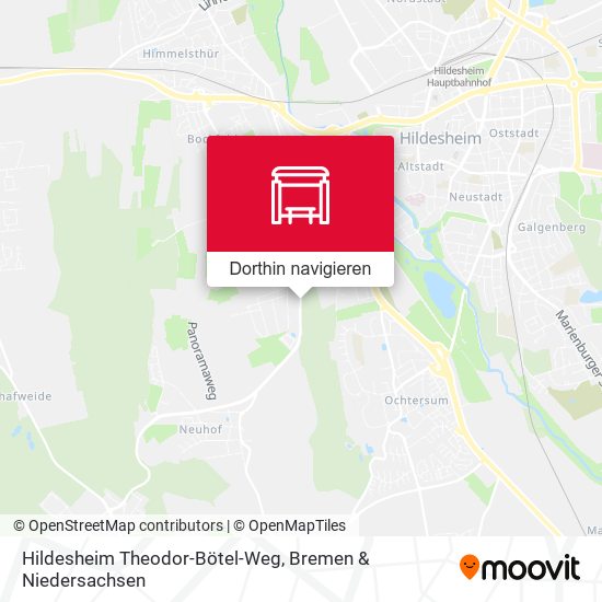Hildesheim Theodor-Bötel-Weg Karte