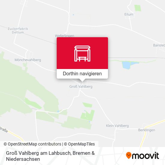 Groß Vahlberg am Lahbusch Karte