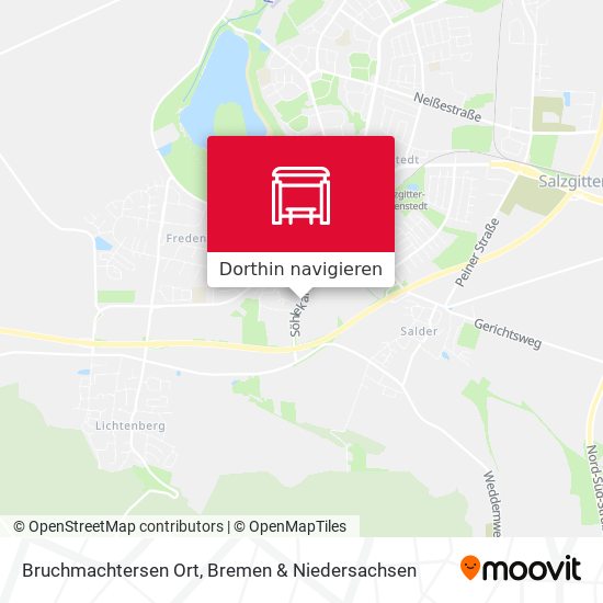Bruchmachtersen Ort Karte