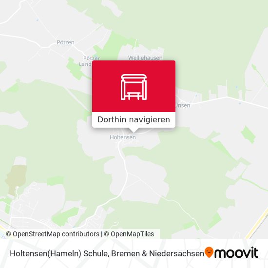 Holtensen(Hameln) Schule Karte