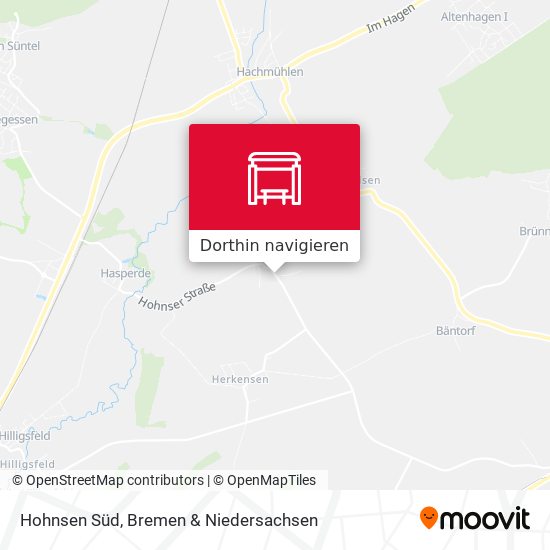 Hohnsen Süd Karte