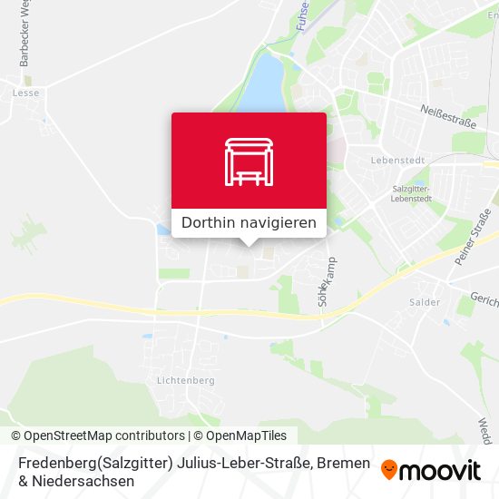 Fredenberg(Salzgitter) Julius-Leber-Straße Karte