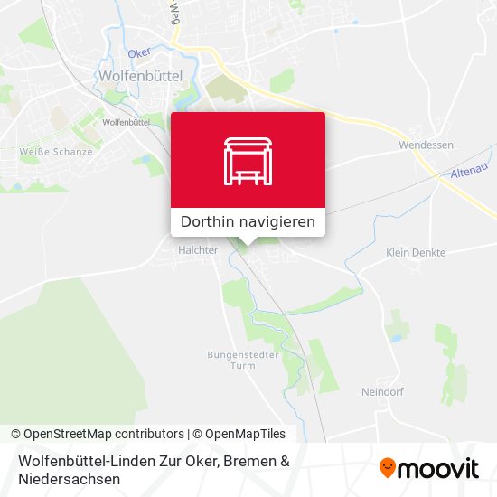 Wolfenbüttel-Linden Zur Oker Karte