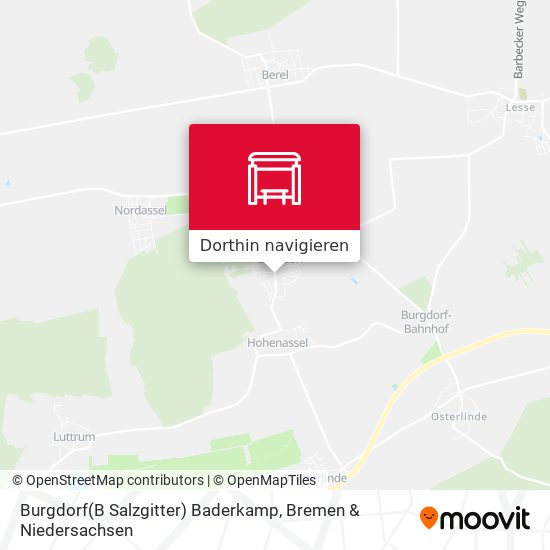 Burgdorf(B Salzgitter) Baderkamp Karte