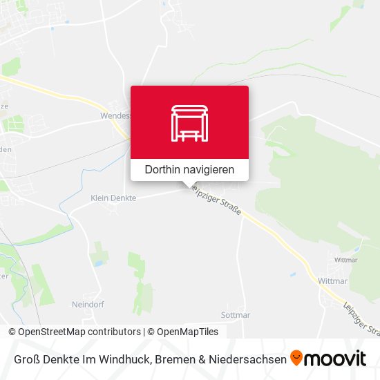 Groß Denkte Im Windhuck Karte