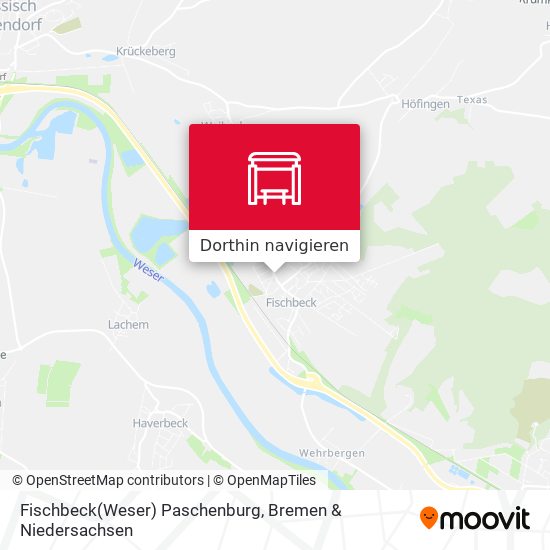 Fischbeck(Weser) Paschenburg Karte