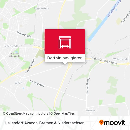 Hallendorf Avacon Karte