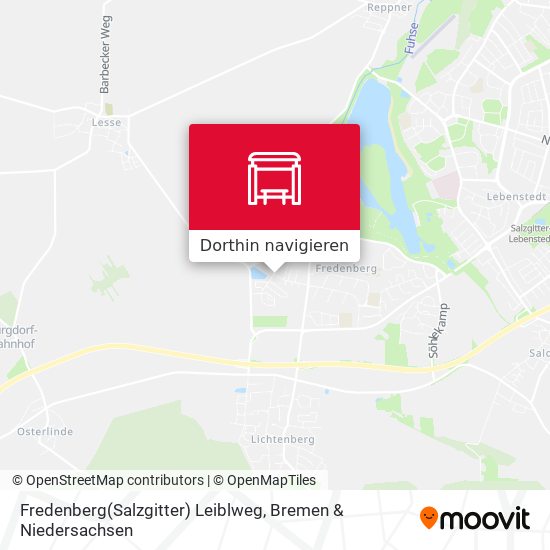 Fredenberg(Salzgitter) Leiblweg Karte