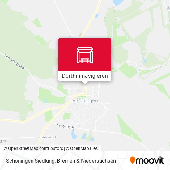 Schöningen Siedlung Karte