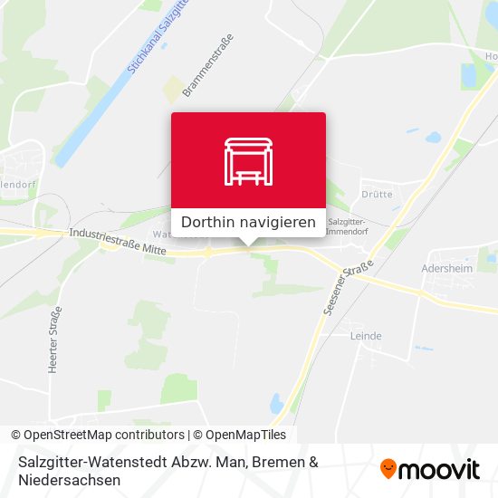 Salzgitter-Watenstedt Abzw. Man Karte
