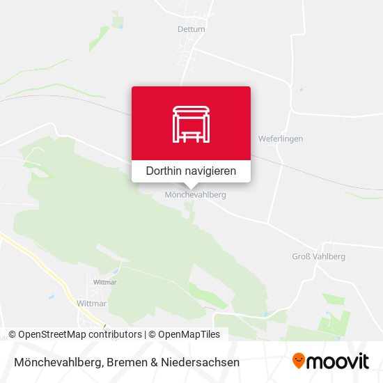 Mönchevahlberg Karte