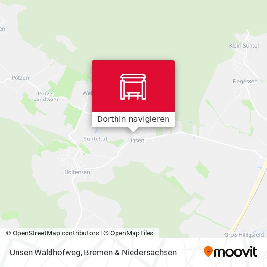 Unsen Waldhofweg Karte