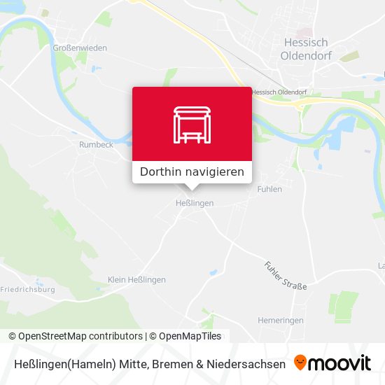 Heßlingen(Hameln) Mitte Karte