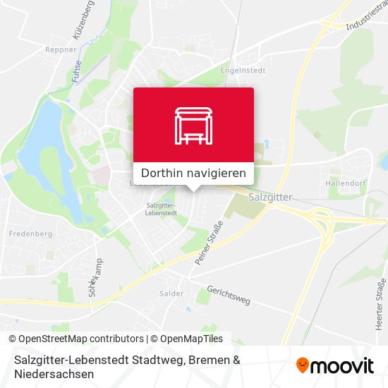 Salzgitter-Lebenstedt Stadtweg Karte