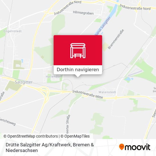 Drütte Salzgitter Ag/Kraftwerk Karte