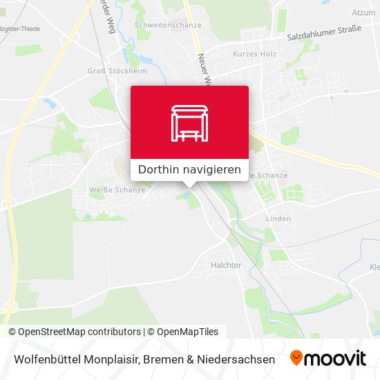 Wolfenbüttel Monplaisir Karte