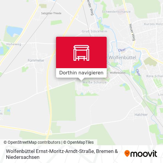 Wolfenbüttel Ernst-Moritz-Arndt-Straße Karte