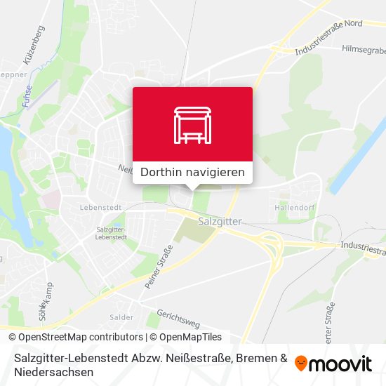 Salzgitter-Lebenstedt Abzw. Neißestraße Karte