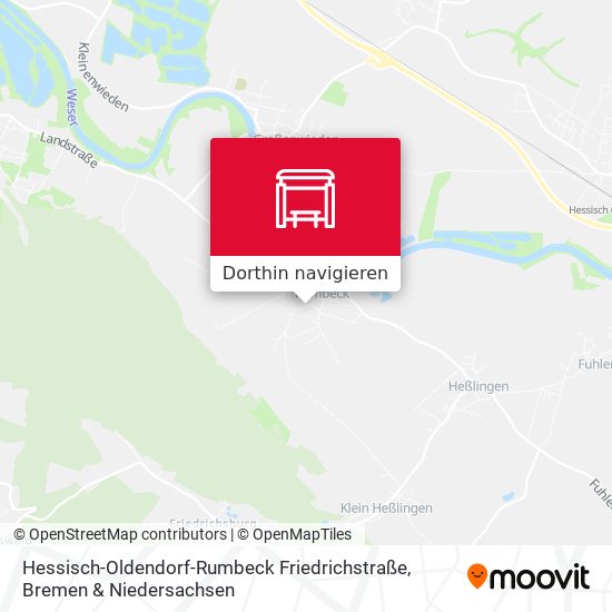 Hessisch-Oldendorf-Rumbeck Friedrichstraße Karte