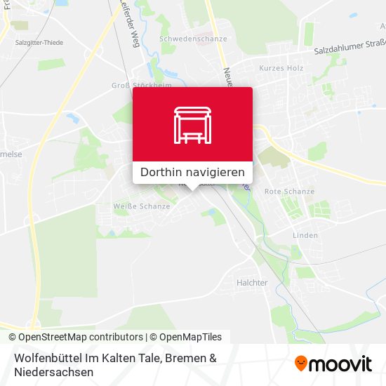 Wolfenbüttel Im Kalten Tale Karte