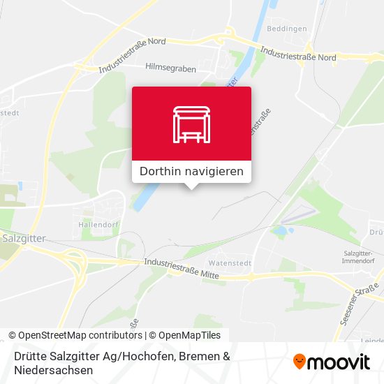 Drütte Salzgitter Ag/Hochofen Karte