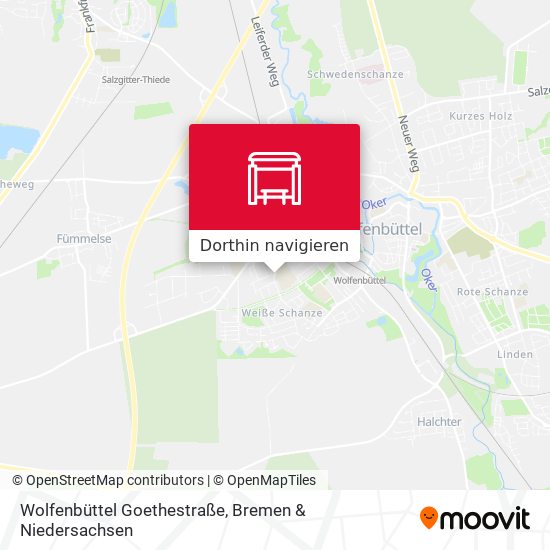 Wolfenbüttel Goethestraße Karte