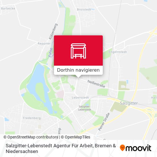 Salzgitter-Lebenstedt Agentur Für Arbeit Karte