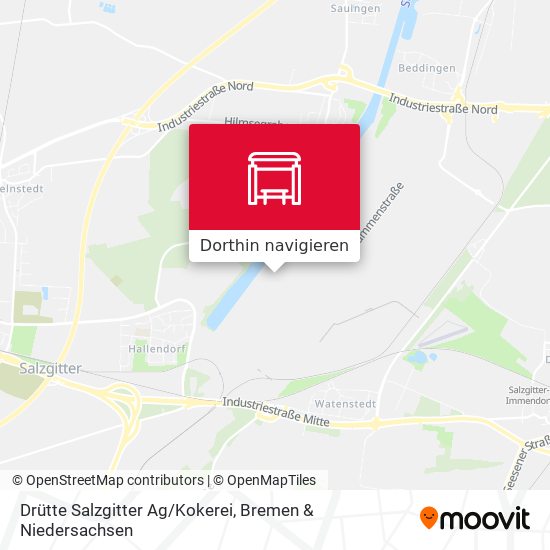Drütte Salzgitter Ag/Kokerei Karte
