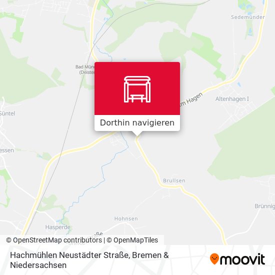 Hachmühlen Neustädter Straße Karte