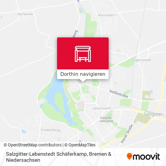 Salzgitter-Lebenstedt Schäferkamp Karte