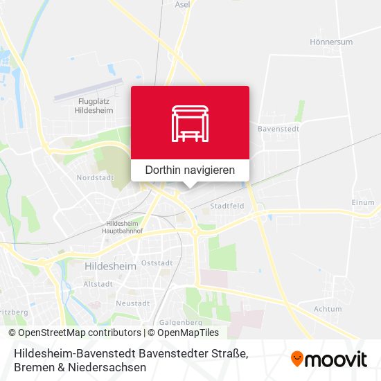 Hildesheim-Bavenstedt Bavenstedter Straße Karte
