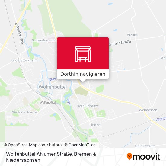 Wolfenbüttel Ahlumer Straße Karte