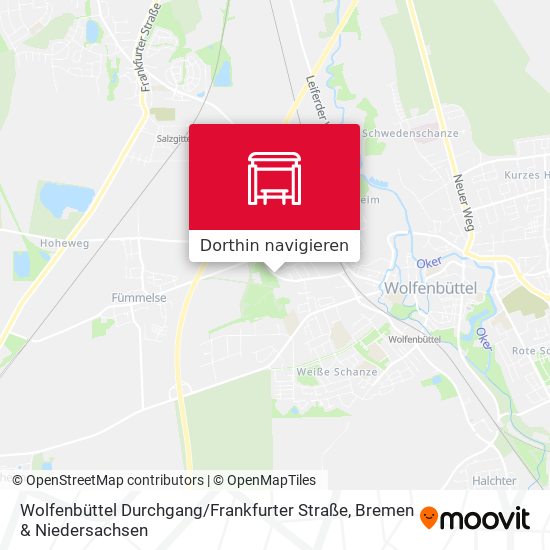 Wolfenbüttel Durchgang / Frankfurter Straße Karte
