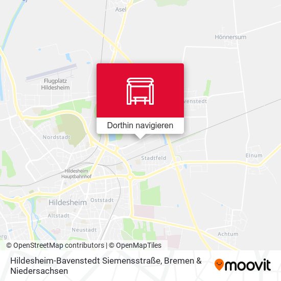 Hildesheim-Bavenstedt Siemensstraße Karte