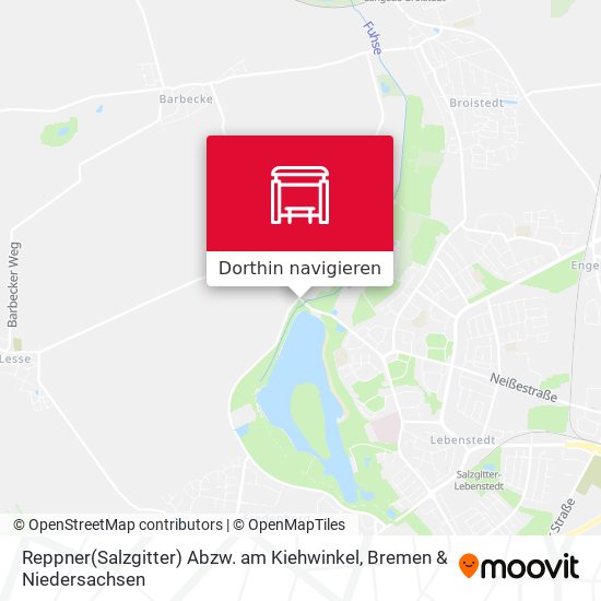 Reppner(Salzgitter) Abzw. am Kiehwinkel Karte