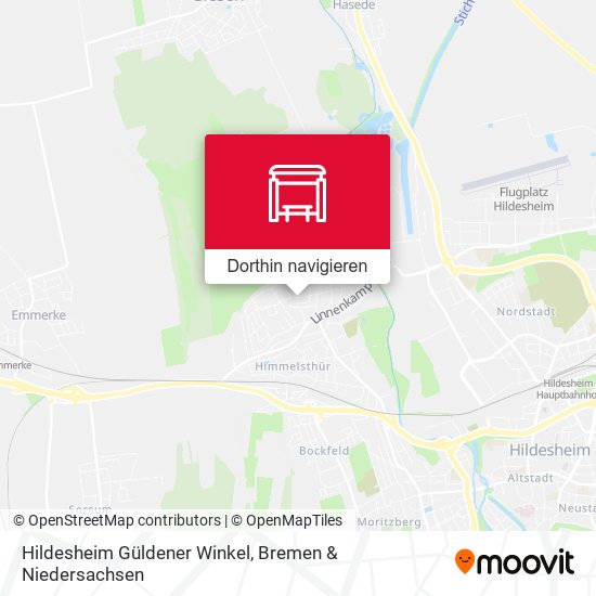 Hildesheim Güldener Winkel Karte