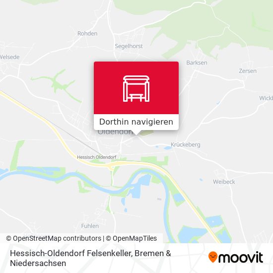 Hessisch-Oldendorf Felsenkeller Karte