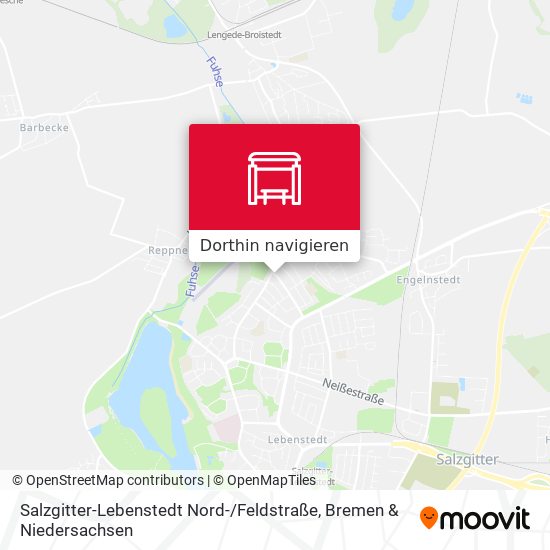 Salzgitter-Lebenstedt Nord- / Feldstraße Karte
