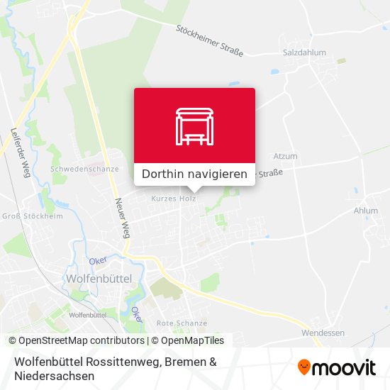 Wolfenbüttel Rossittenweg Karte
