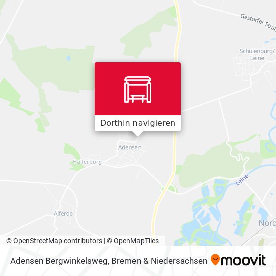 Adensen Bergwinkelsweg Karte