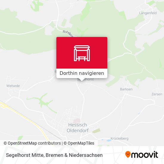 Segelhorst Mitte Karte
