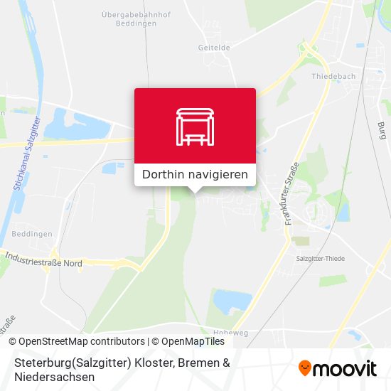 Steterburg(Salzgitter) Kloster Karte