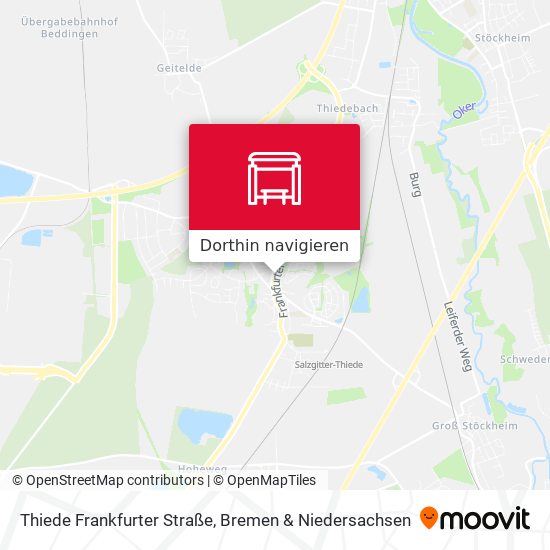 Thiede Frankfurter Straße Karte