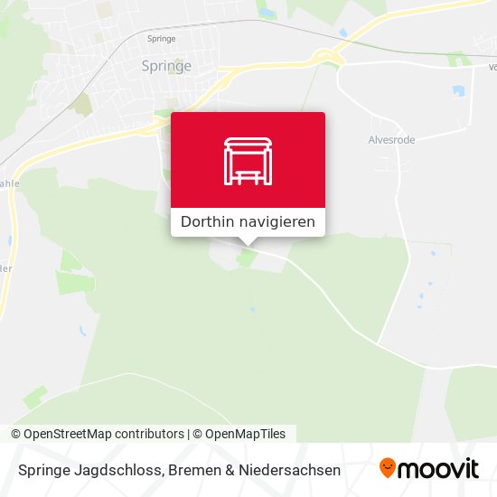 Springe Jagdschloss Karte