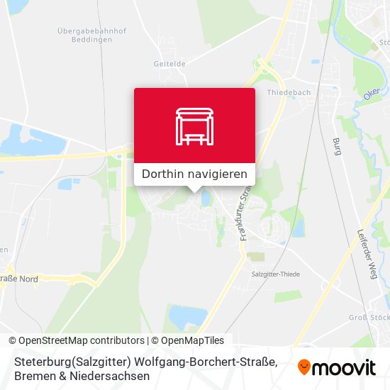 Steterburg(Salzgitter) Wolfgang-Borchert-Straße Karte